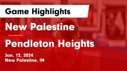 New Palestine  vs Pendleton Heights  Game Highlights - Jan. 12, 2024