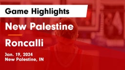 New Palestine  vs Roncalli  Game Highlights - Jan. 19, 2024