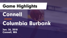 Connell  vs Columbia Burbank Game Highlights - Jan. 26, 2018