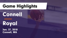 Connell  vs Royal  Game Highlights - Jan. 27, 2018