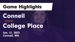 Connell  vs College Place   Game Highlights - Jan. 21, 2022