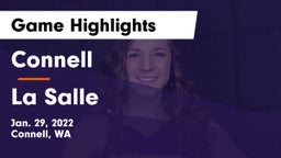 Connell  vs La Salle  Game Highlights - Jan. 29, 2022