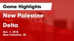 New Palestine  vs Delta  Game Highlights - Dec. 1, 2018