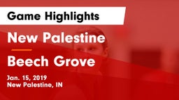 New Palestine  vs Beech Grove  Game Highlights - Jan. 15, 2019