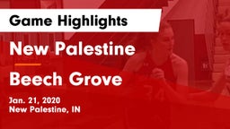 New Palestine  vs Beech Grove  Game Highlights - Jan. 21, 2020