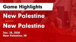 New Palestine  vs New Palestine  Game Highlights - Jan. 28, 2020