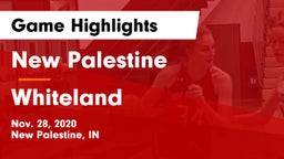 New Palestine  vs Whiteland  Game Highlights - Nov. 28, 2020