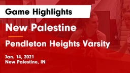 New Palestine  vs Pendleton Heights Varsity Game Highlights - Jan. 14, 2021