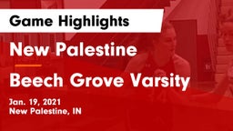 New Palestine  vs Beech Grove Varsity  Game Highlights - Jan. 19, 2021