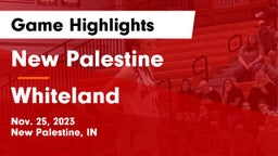 New Palestine  vs Whiteland  Game Highlights - Nov. 25, 2023