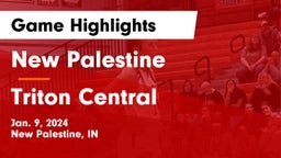 New Palestine  vs Triton Central  Game Highlights - Jan. 9, 2024