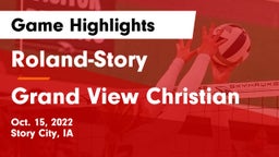 Roland-Story  vs Grand View Christian Game Highlights - Oct. 15, 2022
