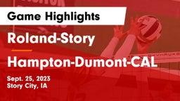 Roland-Story  vs Hampton-Dumont-CAL Game Highlights - Sept. 25, 2023