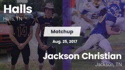 Matchup: Halls  vs. Jackson Christian  2017