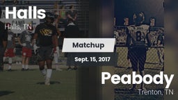 Matchup: Halls  vs. Peabody  2017