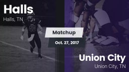 Matchup: Halls  vs. Union City  2017