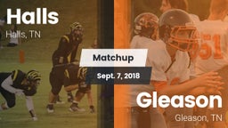 Matchup: Halls  vs. Gleason  2018