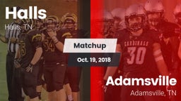 Matchup: Halls  vs. Adamsville  2018