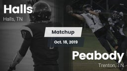 Matchup: Halls  vs. Peabody  2019