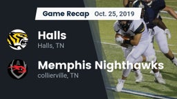 Recap: Halls  vs. Memphis Nighthawks 2019