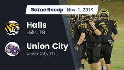 Recap: Halls  vs. Union City  2019