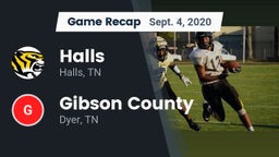 Recap: Halls  vs. Gibson County  2020