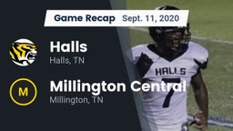 Recap: Halls  vs. Millington Central  2020