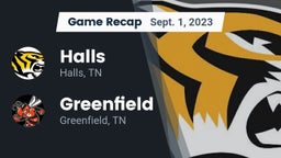 Recap: Halls  vs. Greenfield  2023