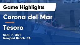 Corona del Mar  vs Tesoro  Game Highlights - Sept. 7, 2021