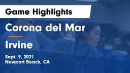 Corona del Mar  vs Irvine  Game Highlights - Sept. 9, 2021