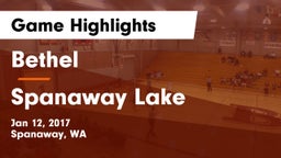 Bethel  vs Spanaway Lake  Game Highlights - Jan 12, 2017