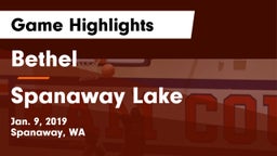 Bethel  vs Spanaway Lake  Game Highlights - Jan. 9, 2019