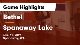 Bethel  vs Spanaway Lake  Game Highlights - Jan. 31, 2019