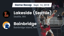 Recap: Lakeside  (Seattle) vs. Bainbridge  2018