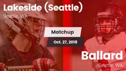 Matchup: Lakeside  vs. Ballard  2018