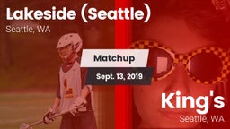 Matchup: Lakeside  vs. King's  2019