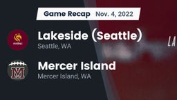 Recap: Lakeside  (Seattle) vs. Mercer Island  2022