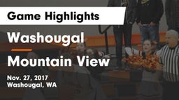 Washougal  vs Mountain View  Game Highlights - Nov. 27, 2017