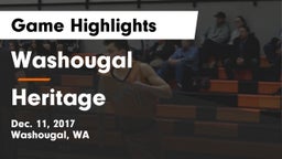 Washougal  vs Heritage  Game Highlights - Dec. 11, 2017