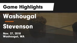 Washougal  vs Stevenson  Game Highlights - Nov. 27, 2018