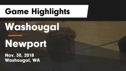 Washougal  vs Newport  Game Highlights - Nov. 30, 2018