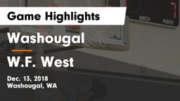 Washougal  vs W.F. West  Game Highlights - Dec. 13, 2018