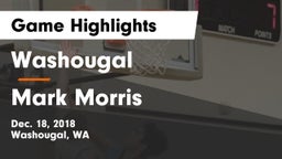 Washougal  vs Mark Morris  Game Highlights - Dec. 18, 2018