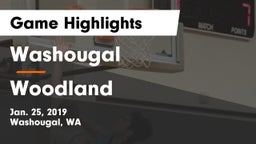 Washougal  vs Woodland  Game Highlights - Jan. 25, 2019