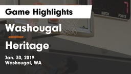 Washougal  vs Heritage  Game Highlights - Jan. 30, 2019