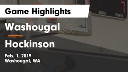 Washougal  vs Hockinson  Game Highlights - Feb. 1, 2019