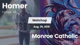 Matchup: Homer  vs. Monroe Catholic  2019