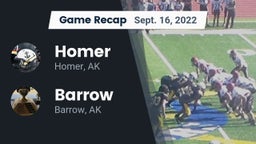 Recap: Homer  vs. Barrow  2022