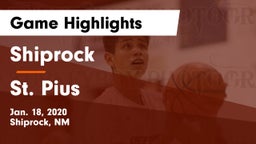 Shiprock  vs St. Pius  Game Highlights - Jan. 18, 2020