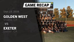 Recap: Golden West  vs. Exeter  2016